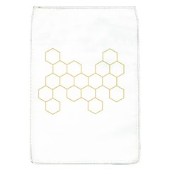 Honeycomb Pattern Graphic Design Removable Flap Cover (l)