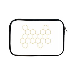 Honeycomb Pattern Graphic Design Apple Ipad Mini Zipper Case by picsaspassion