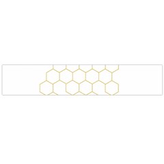 Honeycomb Pattern Graphic Design Flano Scarf (large)