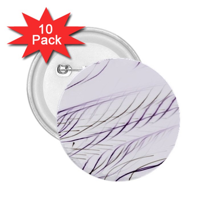 Lilac stripes 2.25  Buttons (10 pack) 