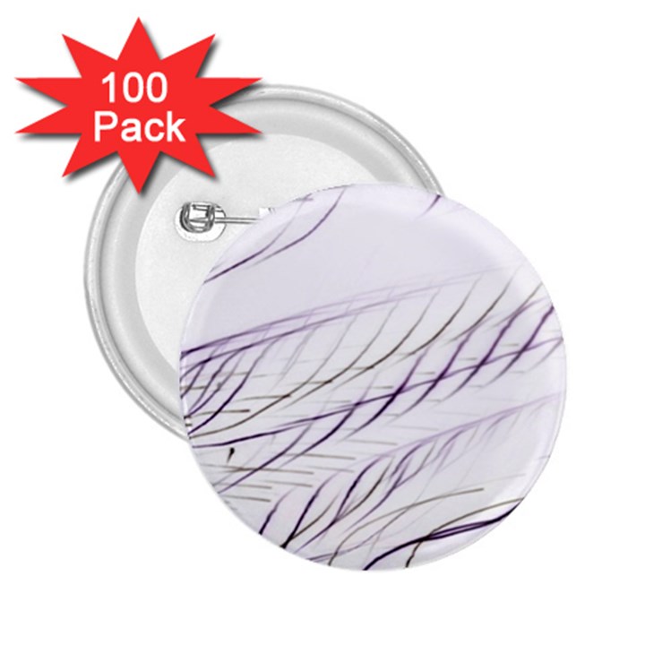 Lilac stripes 2.25  Buttons (100 pack) 