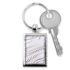 Lilac stripes Key Chains (Rectangle) 