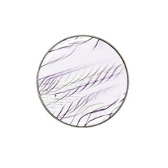 Lilac stripes Hat Clip Ball Marker (4 pack)