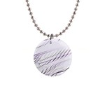 Lilac stripes Button Necklaces Front