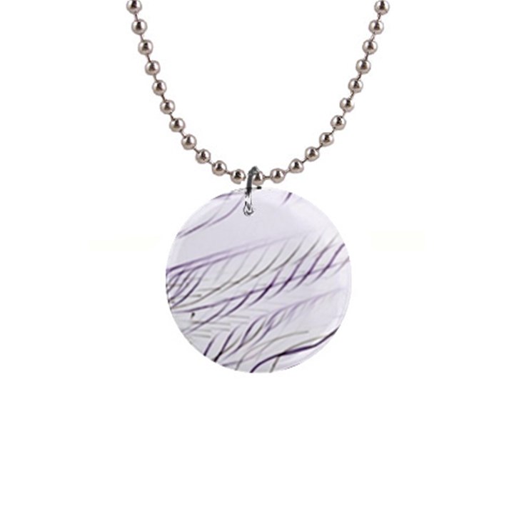 Lilac stripes Button Necklaces