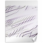 Lilac stripes Canvas 12  x 16   11.86 x15.41  Canvas - 1