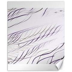 Lilac stripes Canvas 16  x 20  