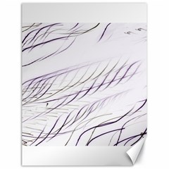 Lilac stripes Canvas 18  x 24  