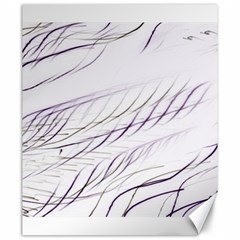 Lilac stripes Canvas 20  x 24  