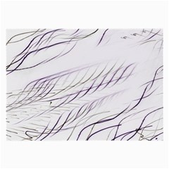 Lilac stripes Large Glasses Cloth (2-Side)