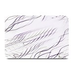 Lilac stripes Plate Mats 18 x12  Plate Mat