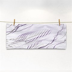 Lilac stripes Hand Towel