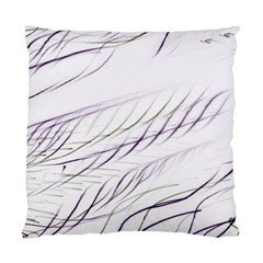 Lilac stripes Standard Cushion Case (Two Sides)