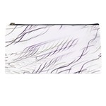 Lilac stripes Pencil Cases Front