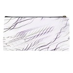 Lilac stripes Pencil Cases Back