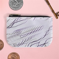 Lilac stripes Mini Coin Purses