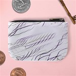 Lilac stripes Mini Coin Purses Back