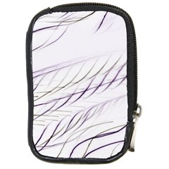 Lilac Stripes Compact Camera Cases by picsaspassion