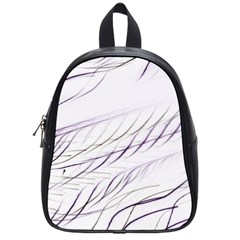 Lilac stripes School Bags (Small) 