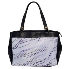 Lilac stripes Office Handbags