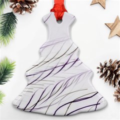 Lilac stripes Ornament (Christmas Tree)