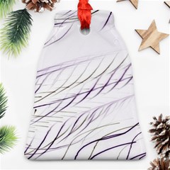 Lilac stripes Ornament (Bell) 