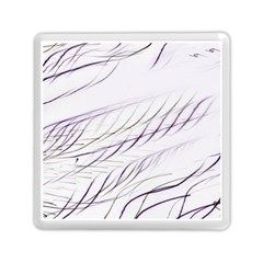 Lilac stripes Memory Card Reader (Square) 