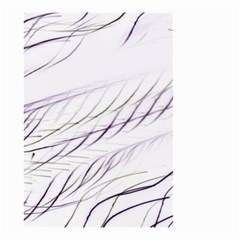 Lilac stripes Small Garden Flag (Two Sides)