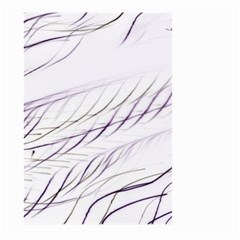 Lilac stripes Large Garden Flag (Two Sides)