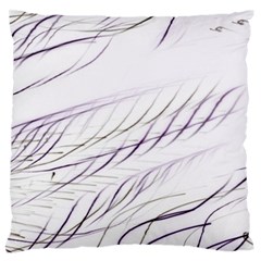 Lilac stripes Standard Flano Cushion Case (Two Sides)