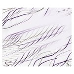 Lilac stripes Double Sided Flano Blanket (Small)  50 x40  Blanket Front