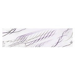 Lilac stripes Satin Scarf (Oblong)