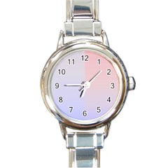 Colorful Colors Round Italian Charm Watch