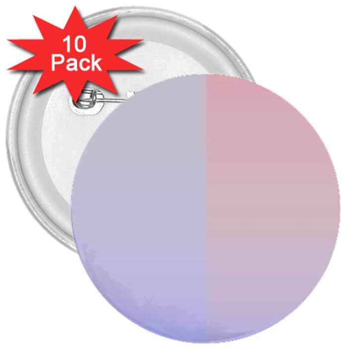 Colorful colors 3  Buttons (10 pack) 