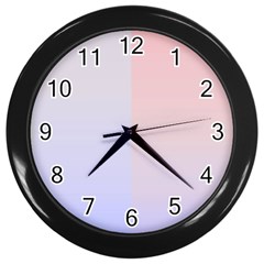 Colorful Colors Wall Clocks (black)