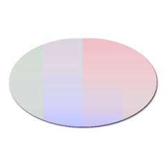 Colorful Colors Oval Magnet