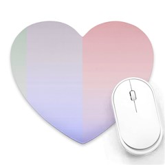 Colorful Colors Heart Mousepads