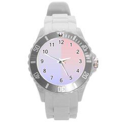 Colorful Colors Round Plastic Sport Watch (l)