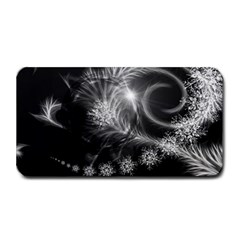 Silver Feather And Ball Decoration Medium Bar Mats by picsaspassion