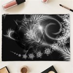 Silver feather and ball decoration Cosmetic Bag (XXL)  Front