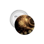 Golden feather and ball decoration 1.75  Buttons Front