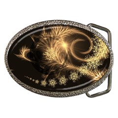 Golden Feather And Ball Decoration Belt Buckles