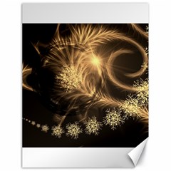 Golden Feather And Ball Decoration Canvas 18  X 24  