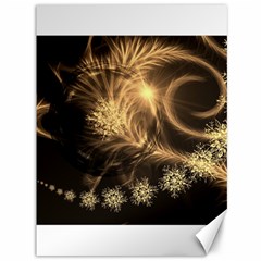 Golden Feather And Ball Decoration Canvas 36  X 48   by picsaspassion