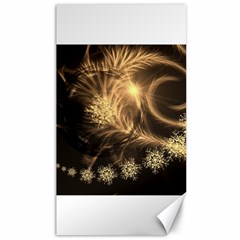 Golden Feather And Ball Decoration Canvas 40  X 72  