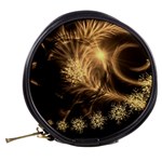 Golden feather and ball decoration Mini Makeup Bags Back