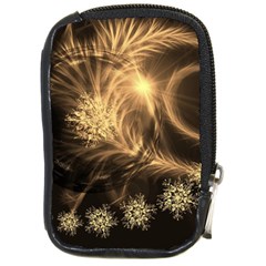 Golden Feather And Ball Decoration Compact Camera Cases by picsaspassion