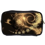 Golden feather and ball decoration Toiletries Bags Front