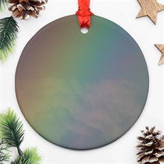 Between The Rainbow Ornament (round) 