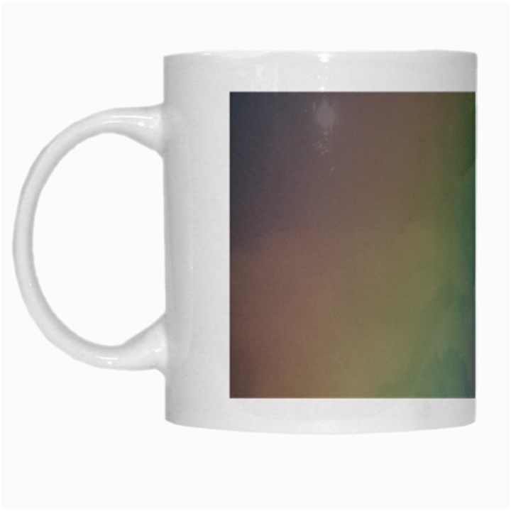 Between the Rainbow White Mugs